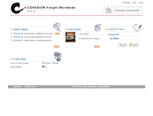Tablet Screenshot of cohesionfreight.com